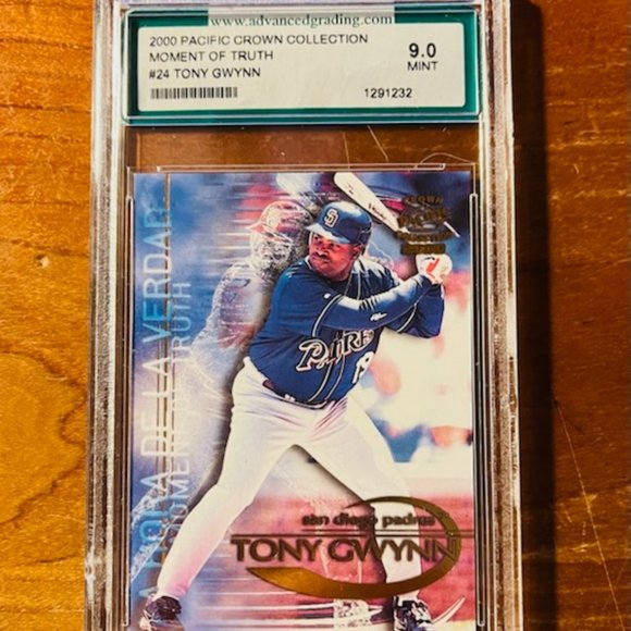 Tony Gwynn San Diego Padres Professionally Graded Baseball Card 9-0 - Picture 1 of 3